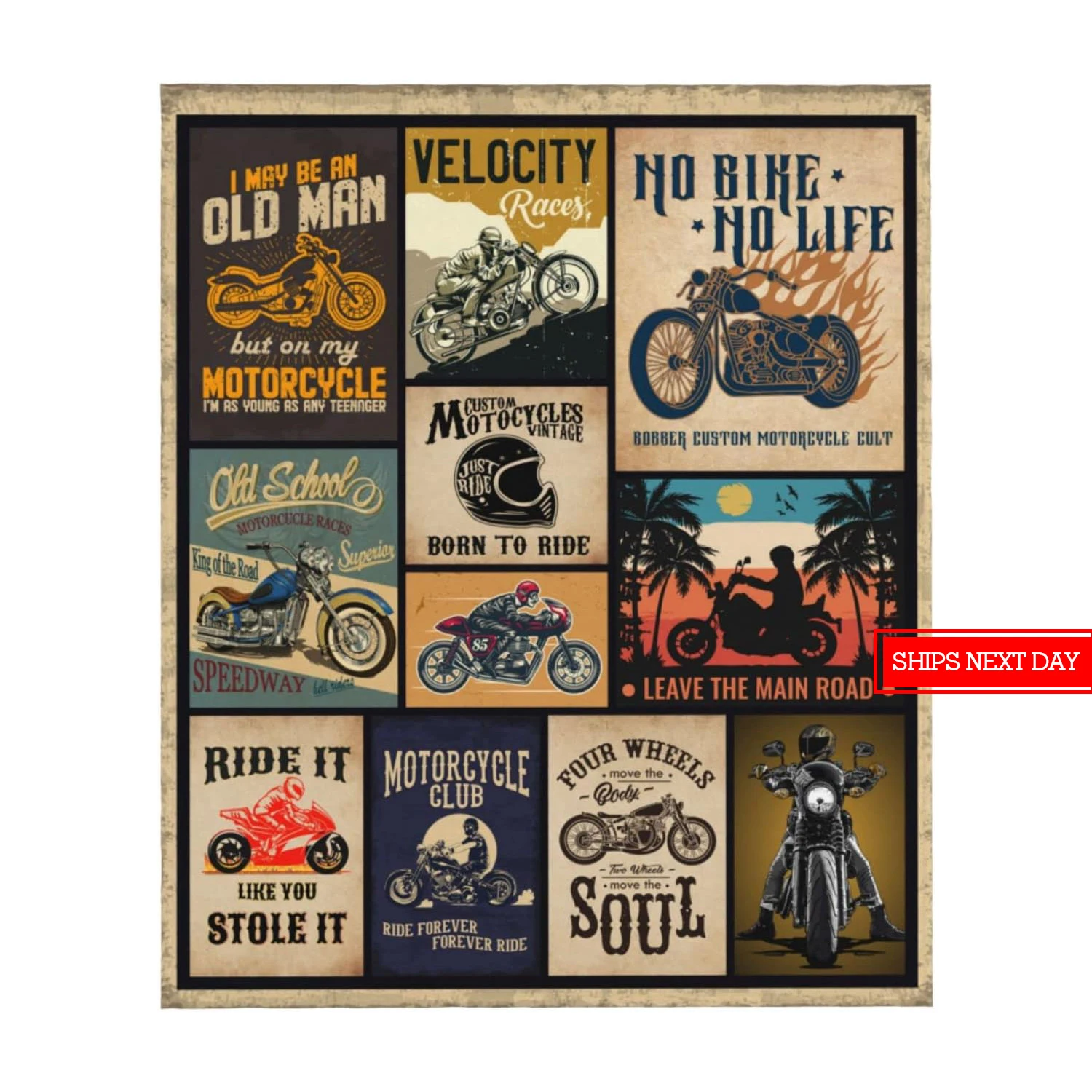 Motorcycle gift for men, the best birthday gift idea for motorcycle enthusiasts, super comfortable plush blanket soft bedding
Motorcycle gift for men, the best birthday gift idea for motorcycle enthusiasts, super comfortable plush blanket soft bedding