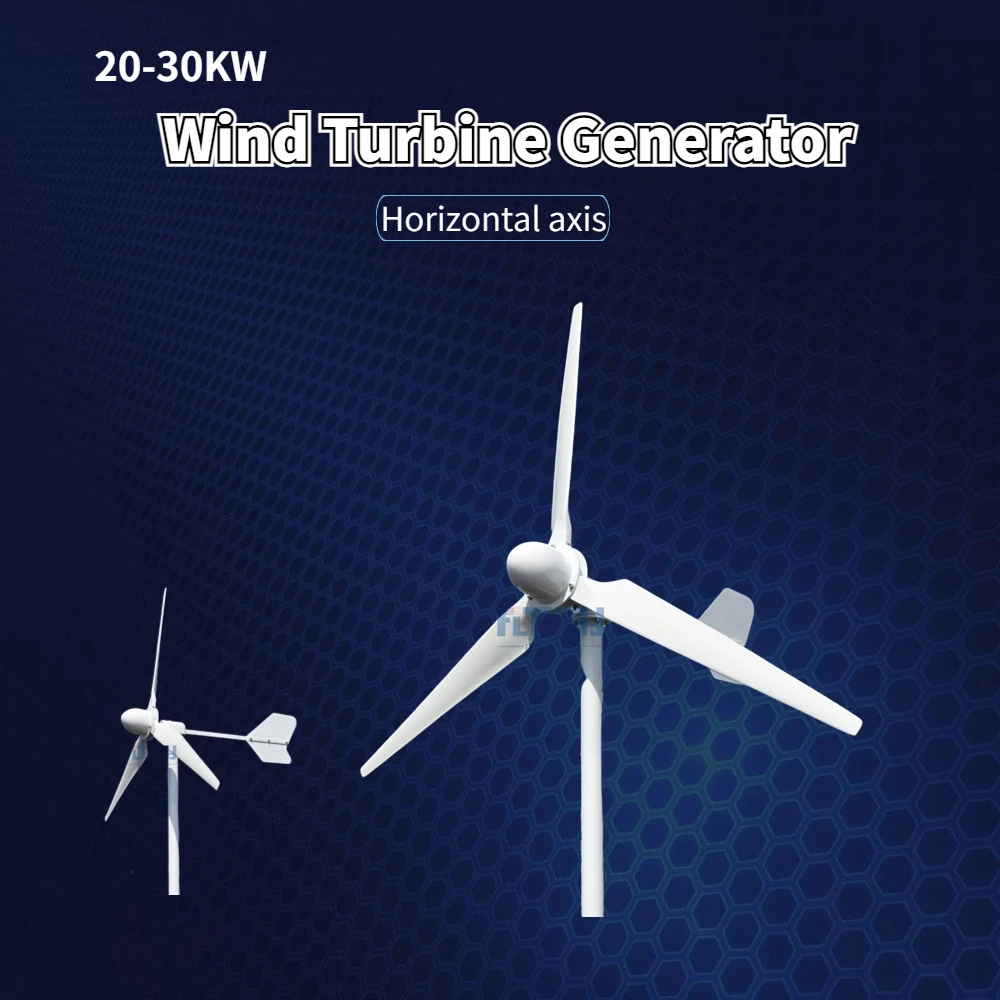 30000W 24V 48V 96V 110V 220V 230V 3 Blades 30KW Horizontal Wind Turbine Generator Residential Home Use Wind Charger Controller
30000W 24V 48V 96V 110V 220V 230V 3 Blades 30KW Horizontal Wind Turbine Generator Residential Home Use Wind Charger Controller