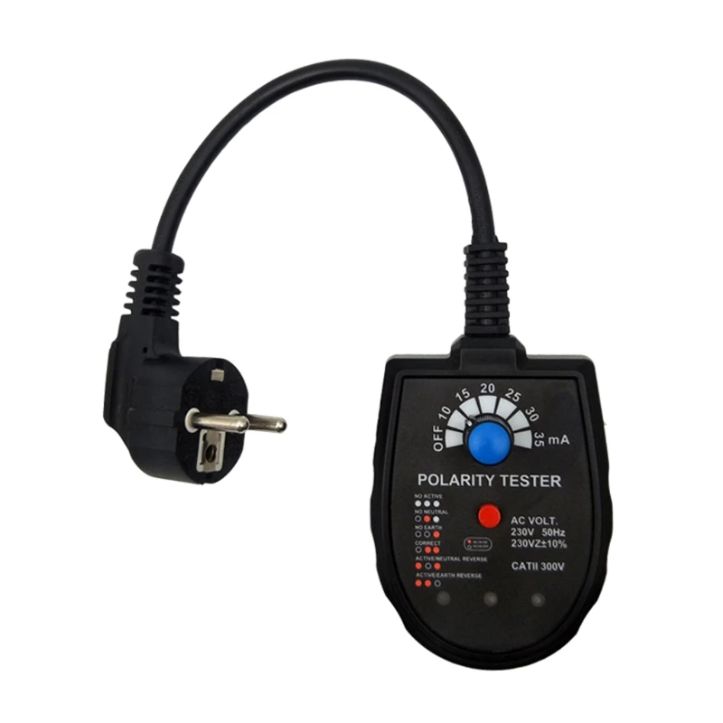 Test Socket Detector Test Leakage Detector Polarity Tester Phase Check Plug Socket Tester Neutral Circuit Tester
Test Socket Detector Test Leakage Detector Polarity Tester Phase Check Plug Socket Tester Neutral Circuit Tester