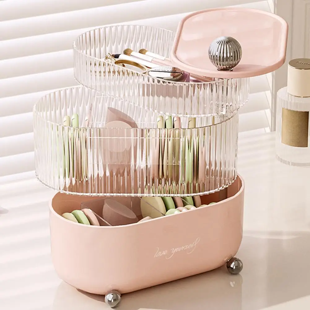 Powder Puff Storage Box Makeup Brush Storage Container Multi-layered Dustproof Makeup Organizer 360 Degree Rotating for Powder
Powder Puff Storage Box Makeup Brush Storage Container Multi-layered Dustproof Makeup Organizer 360 Degree Rotating for Powder