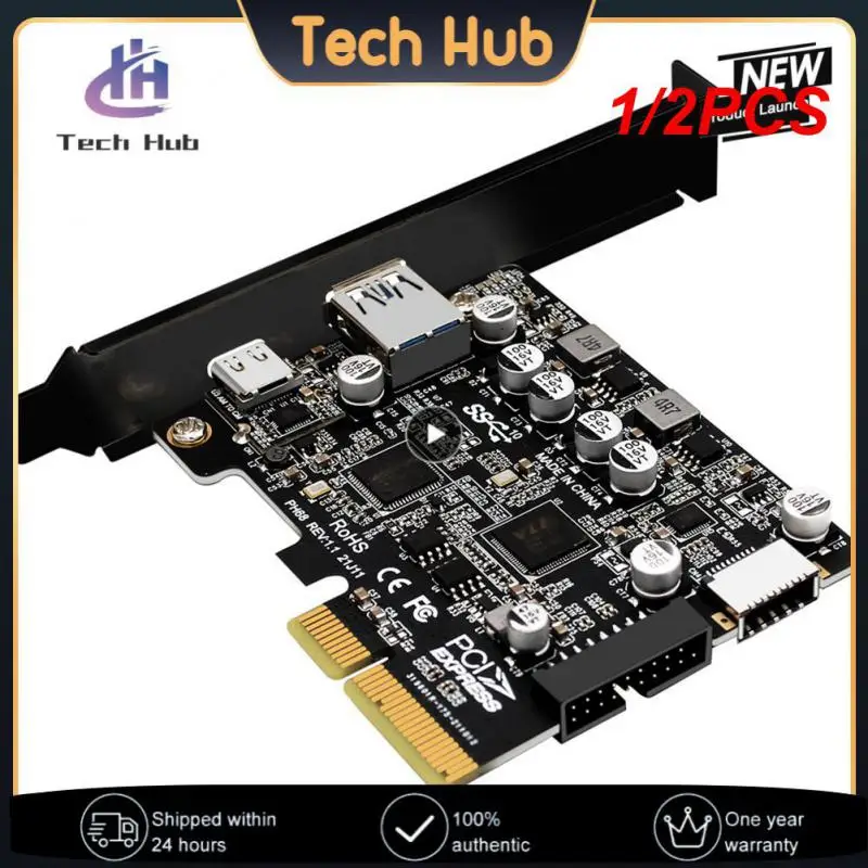 1/2PCS Ports PCI-E 4X to USB 3.2 Gen 2 A Type C Expansion Card front Type E 19P/20P Connector 10Gbps Full Speed Transmisson
1/2PCS Ports PCI-E 4X to USB 3.2 Gen 2 A Type C Expansion Card front Type E 19P/20P Connector 10Gbps Full Speed Transmisson