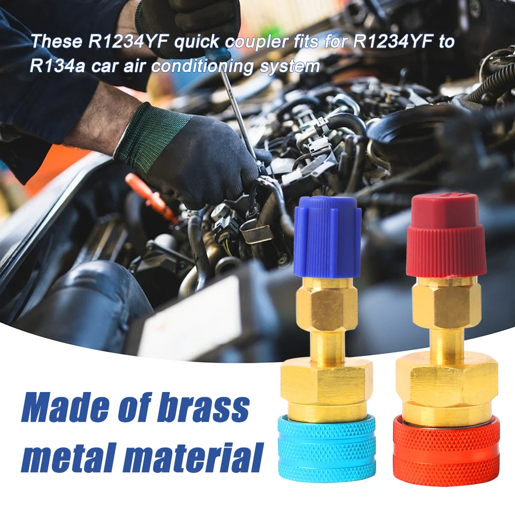 2PCS Car Quick Connector R1234YF To R134A High And Low Side R12 To R134 Fitting Connector Car Air-conditioning Accessories
2PCS Car Quick Connector R1234YF To R134A High And Low Side R12 To R134 Fitting Connector Car Air-conditioning Accessories