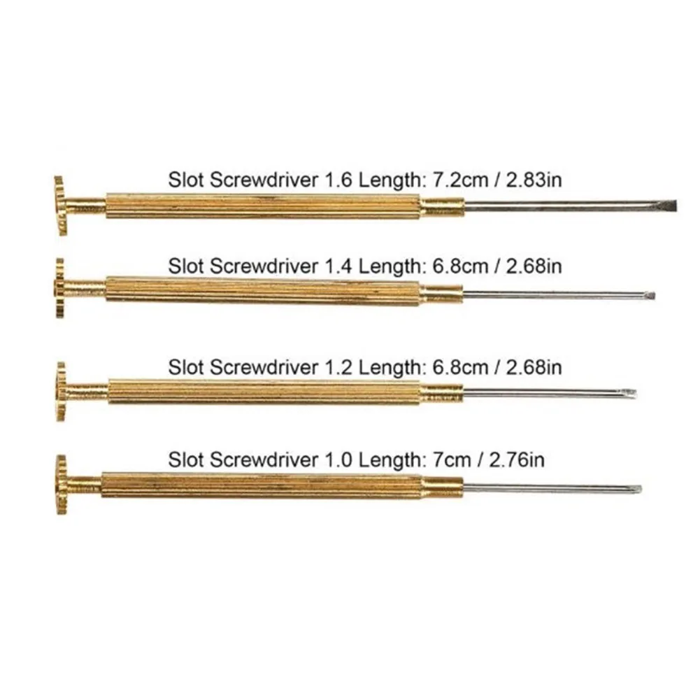 1PC 1.0-1.6mm Precise Slot Screwdrivers Flat Blade For Watch Phone Repair Tool Golden Screwdriver Hand Tool New
1PC 1.0-1.6mm Precise Slot Screwdrivers Flat Blade For Watch Phone Repair Tool Golden Screwdriver Hand Tool New