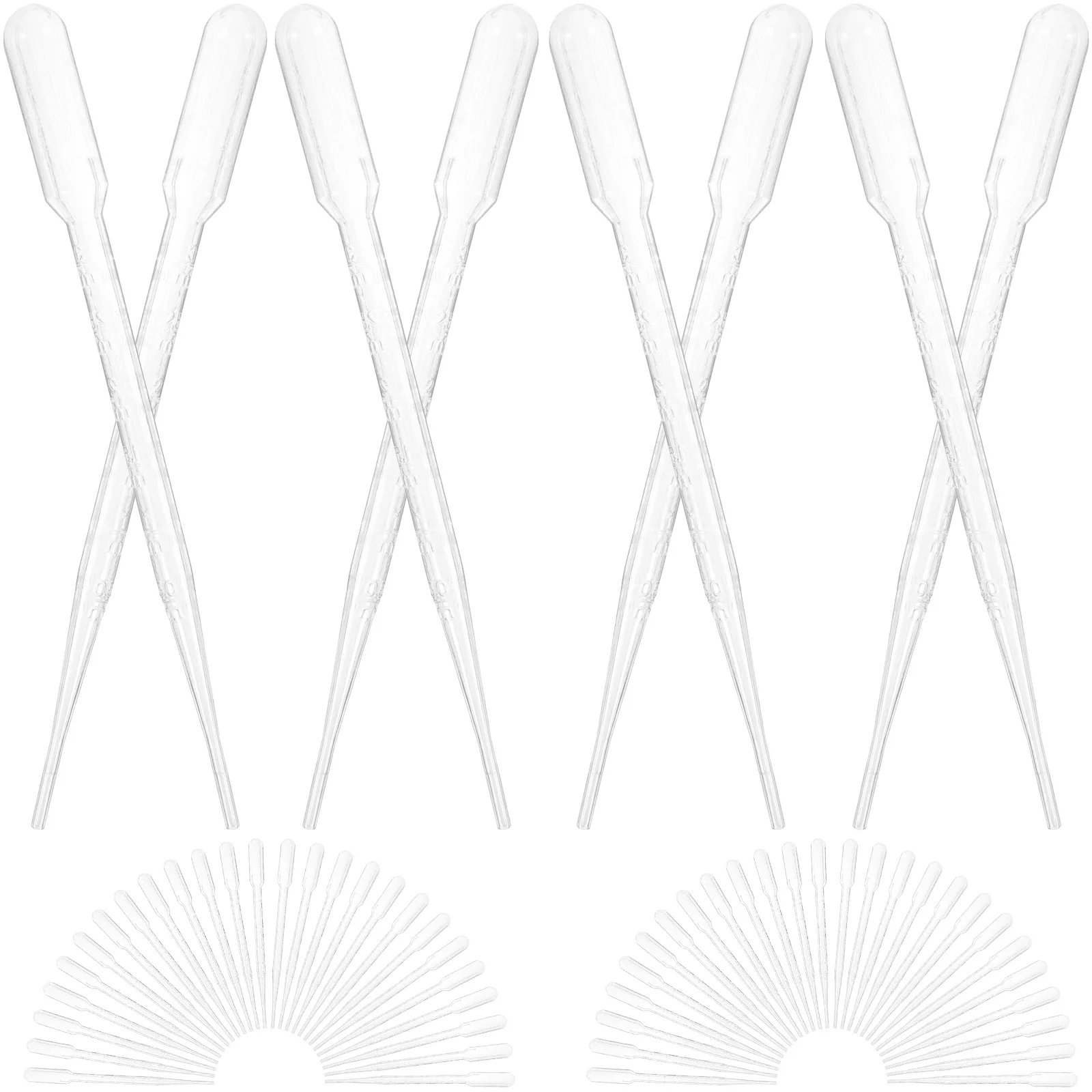 100pcs 3ML Plastic Transfer Pipette Washable Pasteur Pipettes Measuring Pipettors Disposable Dropper for Mixing Acrylic Paints
100pcs 3ML Plastic Transfer Pipette Washable Pasteur Pipettes Measuring Pipettors Disposable Dropper for Mixing Acrylic Paints
