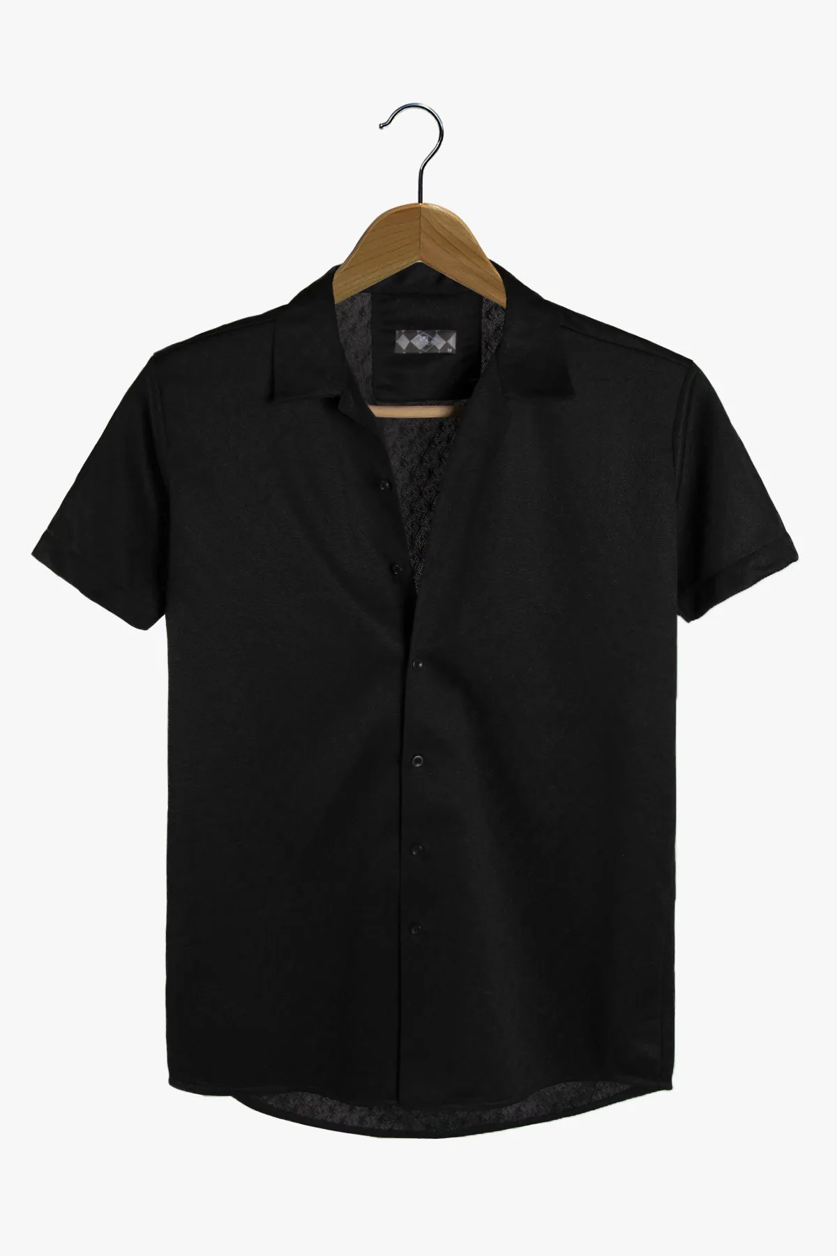 Men Black Short Sleeve Cotton Patterned Slimfit Apaş Collar Shirt 21Y-4300594-05
Men Black Short Sleeve Cotton Patterned Slimfit Apaş Collar Shirt 21Y-4300594-05