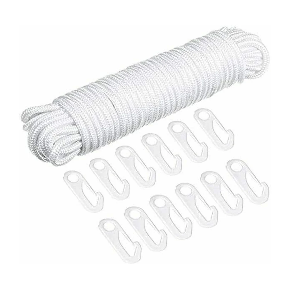 Flagpole Accessories Nylon Outdoor 6mm Diameter Braided Rope Rope Clips Flag Rope Pole Line Nylon Flagpole Parts
Flagpole Accessories Nylon Outdoor 6mm Diameter Braided Rope Rope Clips Flag Rope Pole Line Nylon Flagpole Parts