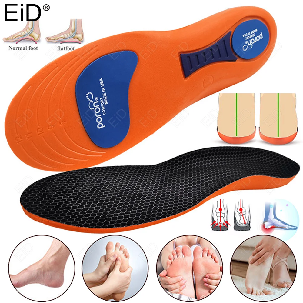 EVA Orthotic Arch Support Insoles for Shoes Sole Shock Absorption Cushion Running Insoles for Feet Man Women Orthopedic Insoles
EVA Orthotic Arch Support Insoles for Shoes Sole Shock Absorption Cushion Running Insoles for Feet Man Women Orthopedic Insoles