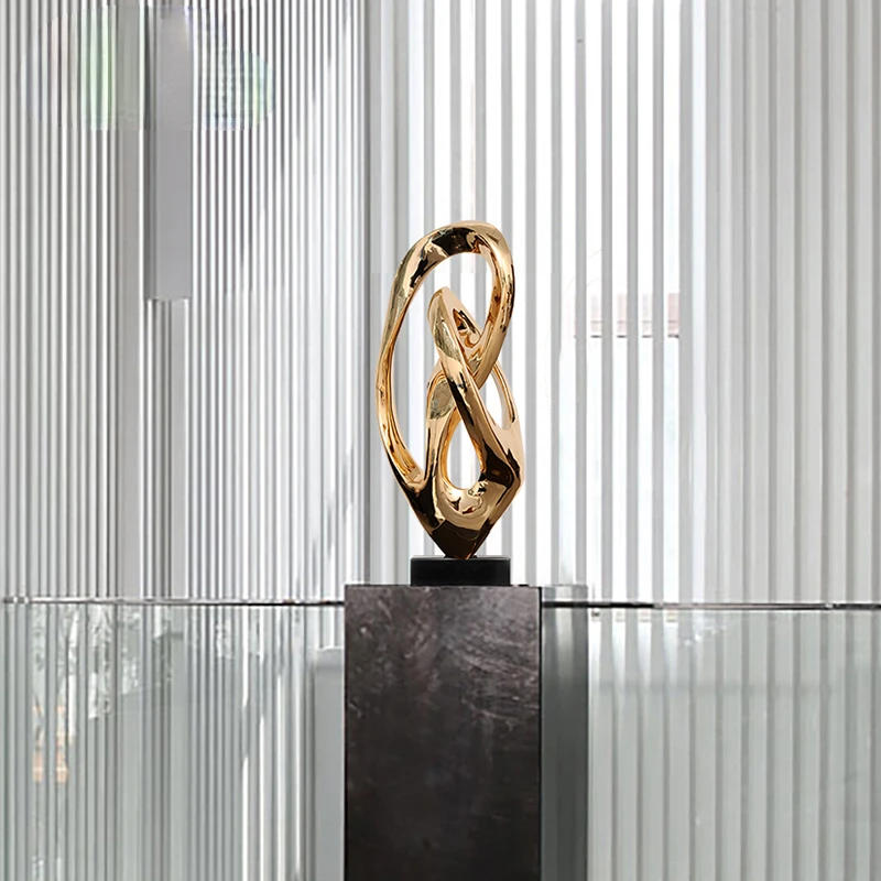 Chinese creative sculpture crafts, hotel lobby resin abstract ornaments, table villa, living room, entrance artwork
Chinese creative sculpture crafts, hotel lobby resin abstract ornaments, table villa, living room, entrance artwork