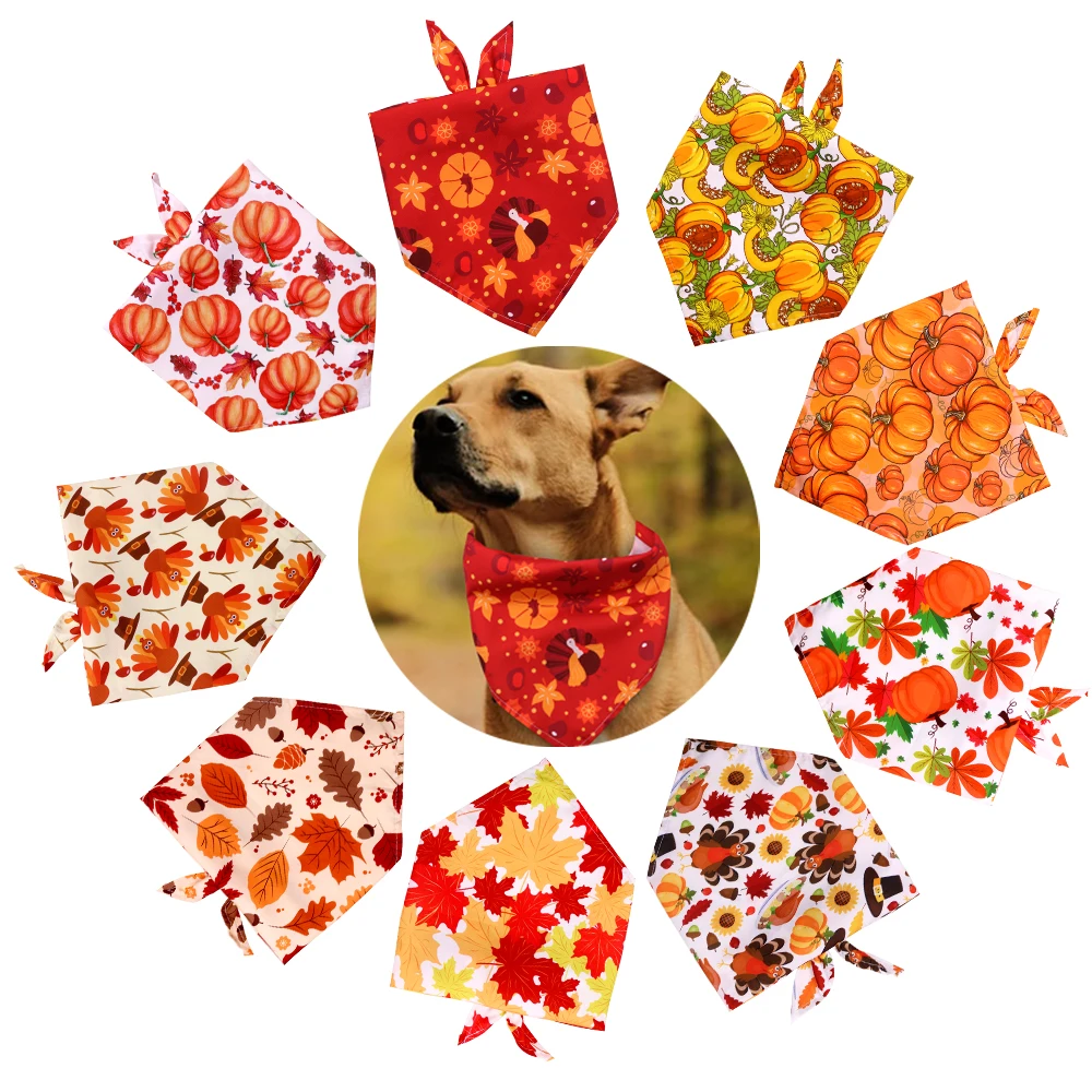 10pcs Pet Dog Bandana Fall Pet Supplies Halloween Dog Accessories Small Dog Bandanas Scarf Puppy Bibs Thanksgiving Dog Supplies
10pcs Pet Dog Bandana Fall Pet Supplies Halloween Dog Accessories Small Dog Bandanas Scarf Puppy Bibs Thanksgiving Dog Supplies