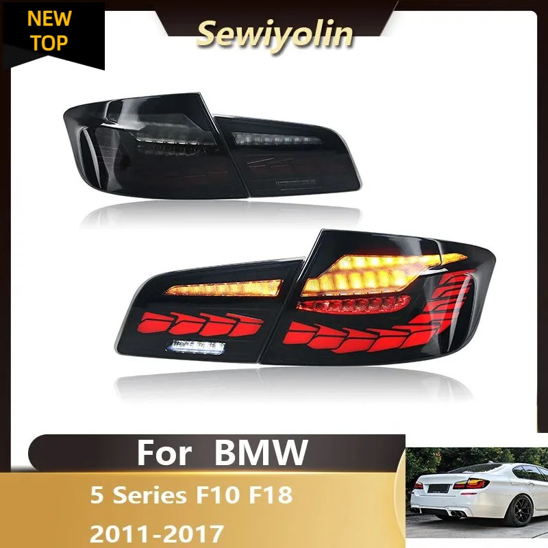 

Автомобильные аксессуары, светодиодные задние фонари для BMW F10 F18 2011-2017 5 серии M5, подключи и работай, задние фонари, анимационный сигнал DRL, автомобильный