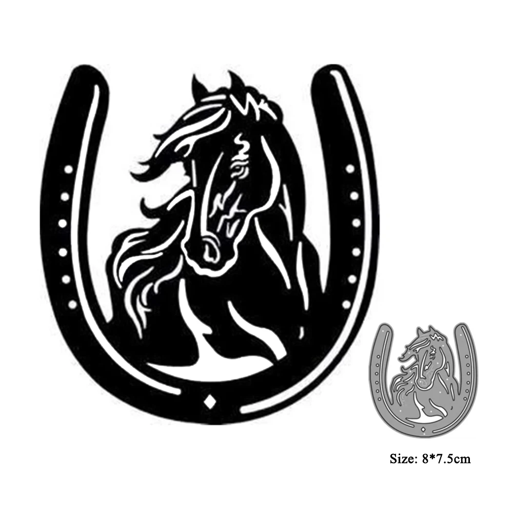 Metal Punching Knives 2023 Horse Animal Card Making Cutting Die Scrapbooking Slimline Die Cut Mold Template for Paper Craft
Metal Punching Knives 2023 Horse Animal Card Making Cutting Die Scrapbooking Slimline Die Cut Mold Template for Paper Craft