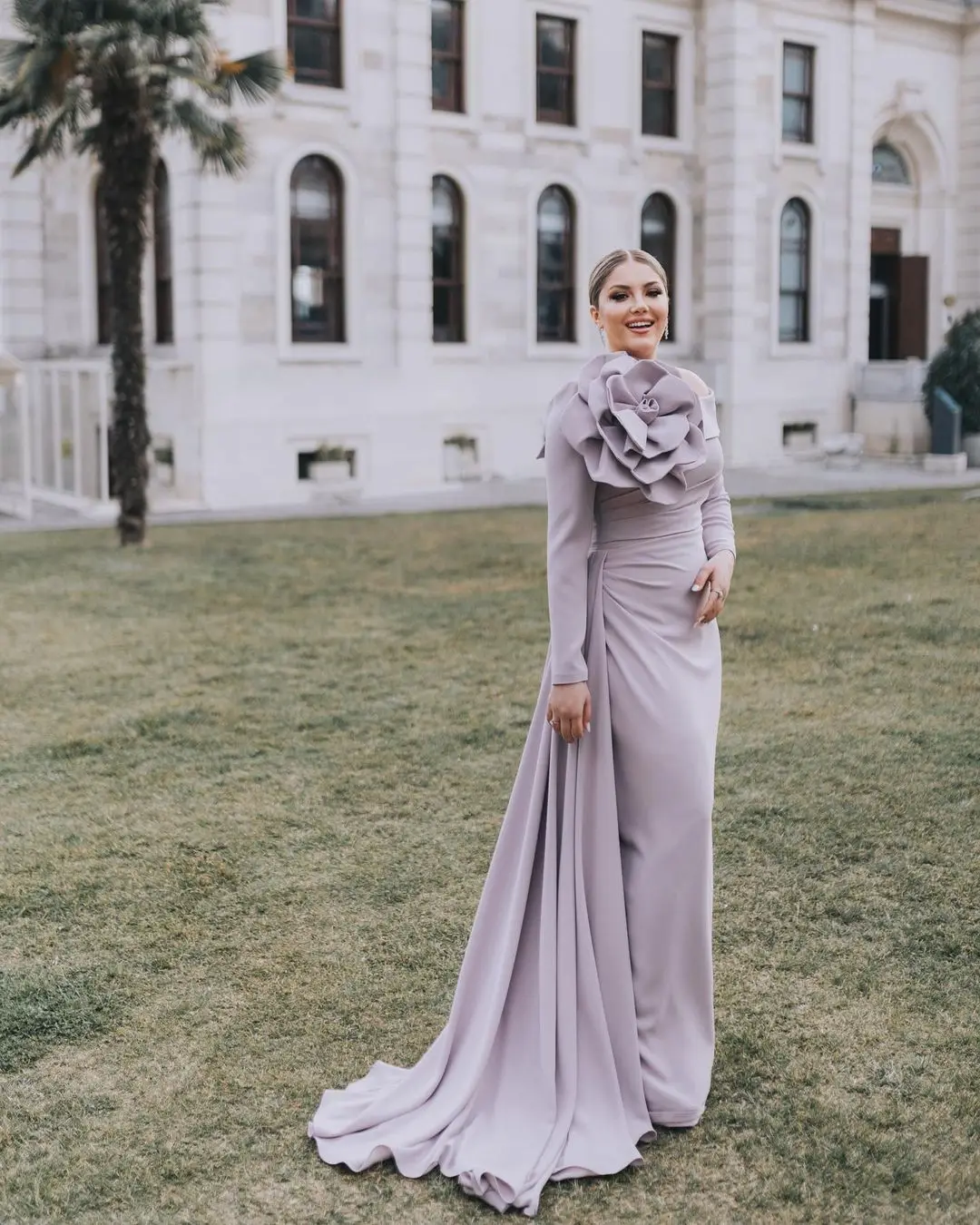 Special Occasion Long Sleeves Prom Dresses Flowers Evening Dress Fashion Women Wear Wedding Party Gowns
Special Occasion Long Sleeves Prom Dresses Flowers Evening Dress Fashion Women Wear Wedding Party Gowns