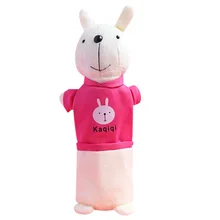 

Rabbit Plush Pencil Cases for Girls School Supplies Items Cute Stationery Cartuchera Escolar Kawaii Trousse Scolaire Students