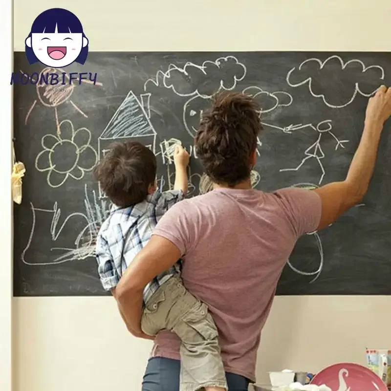 45*200cm Blackboard Stickers Chalk Board Removable PVC Draw Mural Decor Art Chalkboard Wall Sticker for Kids Rooms Durable
45*200cm Blackboard Stickers Chalk Board Removable PVC Draw Mural Decor Art Chalkboard Wall Sticker for Kids Rooms Durable