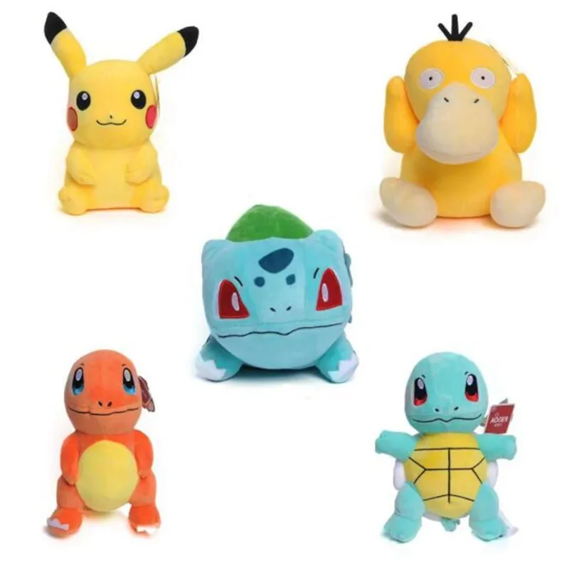 Pokemon Plush Charmander Squirtle Pikachu Plush Bulbasaur Anime Stuffed Animal Toy Peluche Pokemon Plush Doll Gift for Kid
Pokemon Plush Charmander Squirtle Pikachu Plush Bulbasaur Anime Stuffed Animal Toy Peluche Pokemon Plush Doll Gift for Kid