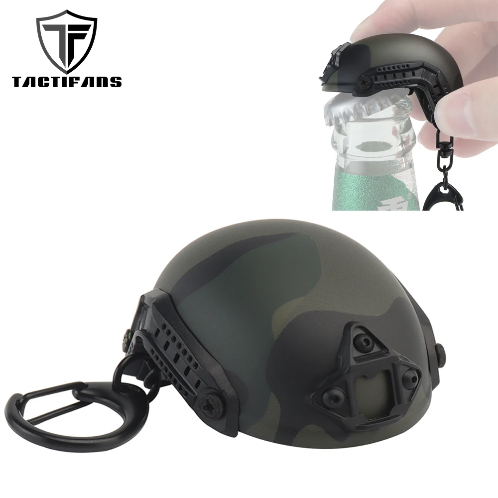 Tactical Keychain FAST Helmet Shaped Key Ring Bottle Cap Opener Mini Model Portable Decorations Hiking Outdoor Hunting Tool
Tactical Keychain FAST Helmet Shaped Key Ring Bottle Cap Opener Mini Model Portable Decorations Hiking Outdoor Hunting Tool