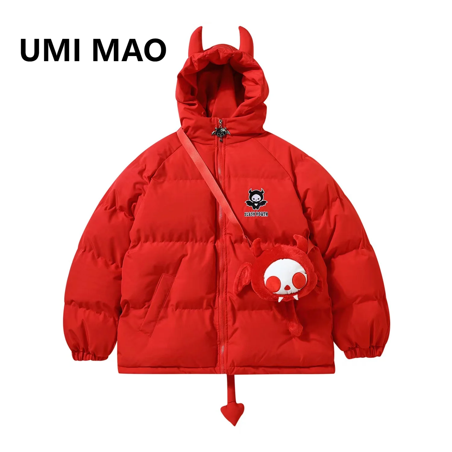 UMI MAO Little Devil Doll Hooded Cotton Clothes For Men Women In Winter Thickened Warm Loose Bread Clothes Cotton Clothes Tide
UMI MAO Little Devil Doll Hooded Cotton Clothes For Men Women In Winter Thickened Warm Loose Bread Clothes Cotton Clothes Tide