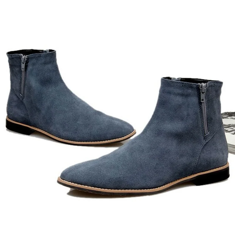 Men's Boots Autumn Winter British Men's High-top Cotton Shoes Fashion Nubuck Leather Snow Boots Korean Trend Zipper Short Boots
Men's Boots Autumn Winter British Men's High-top Cotton Shoes Fashion Nubuck Leather Snow Boots Korean Trend Zipper Short Boots