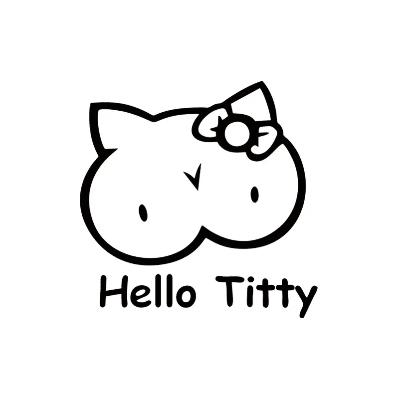 Лидер продаж, стильная наклейка на грудь с Hello Titty, забавная Автомобильная наклейка из ПВХ, оконные автомобильные аксессуары, мотоциклетные наклейки 13 см * 13 см
Лидер продаж, стильная наклейка на грудь с Hello Titty, забавная Автомобильная наклейка из ПВХ, оконные автомобильные аксессуары, мотоциклетные наклейки 13 см * 13 см