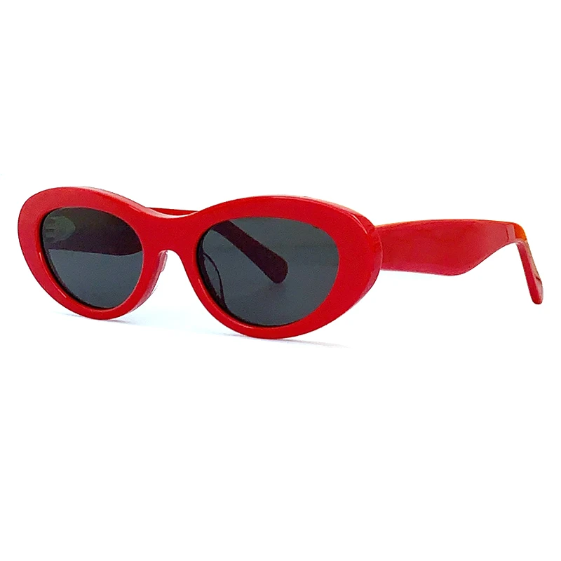 

New Arrival 2023 Fashion Oval Sunglasses Women Vintage Acetate Classic Vintage Sun Glasses Female Oculos De Sol Feminino UV400