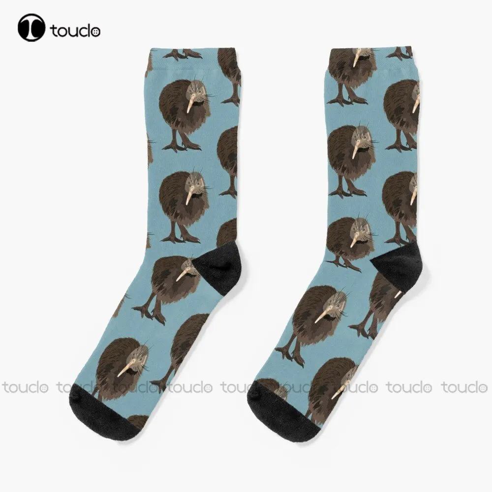 

K Is For Kiwi Kiwi Bird Zoo Animal Zookeeper Bird Keeper Socks Slipper Socks For Men Custom Gift Streetwear Funny Sock Art