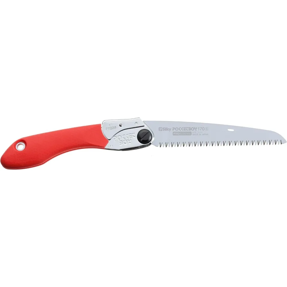 Professional Series PocketBoy Folding Saw 170mm Large Teeth with 6.75-inch blades occupying very little pocket or backpack space
Professional Series PocketBoy Folding Saw 170mm Large Teeth with 6.75-inch blades occupying very little pocket or backpack space