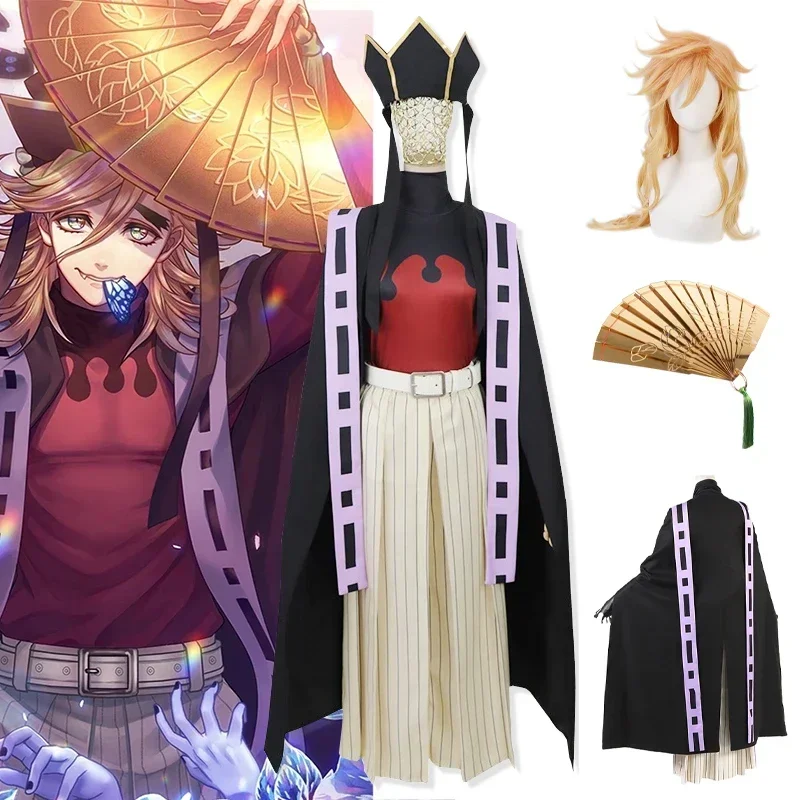 Anime Douma Cosplay Demon Slayers Cosplay Costume Kimetsu No Yaiba Clothes Cloak Douma Wig Fans Halloween Cos for Women Men
Anime Douma Cosplay Demon Slayers Cosplay Costume Kimetsu No Yaiba Clothes Cloak Douma Wig Fans Halloween Cos for Women Men