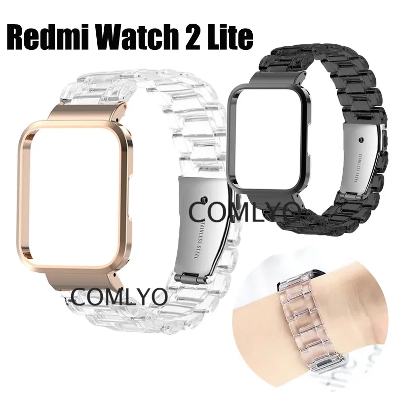 Clear Band for Redmi watch 2 lite Strap Band SmartWatch Correa Adjustable Bracelet Belt Metal Case Protective Shell Bumper Cover
Clear Band for Redmi watch 2 lite Strap Band SmartWatch Correa Adjustable Bracelet Belt Metal Case Protective Shell Bumper Cover