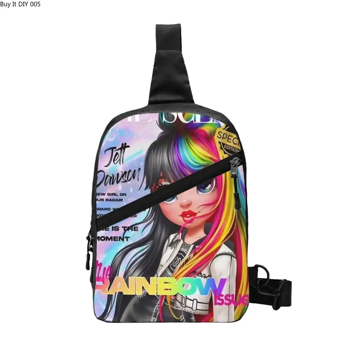 Rainbow High Crossbody Sling Backpack Men Custom Cartoon Animation Chest Shoulder Bag for Cycling Camping Daypack
Rainbow High Crossbody Sling Backpack Men Custom Cartoon Animation Chest Shoulder Bag for Cycling Camping Daypack