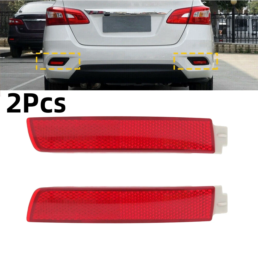 2pcs Car Rear Bumper Reflector for Nissan Sentra 2013-2018 265655C000 Left+Right Red Lens
2pcs Car Rear Bumper Reflector for Nissan Sentra 2013-2018 265655C000 Left+Right Red Lens
