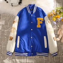 2022 Spring European American Alphabet Embroidery Jackets Street Hip-hop Baseball Uniform Coats Couple Casual All-match Jacket 
2022 Spring European American Alphabet Embroidery Jackets Street Hip-hop Baseball Uniform Coats Couple Casual All-match Jacket