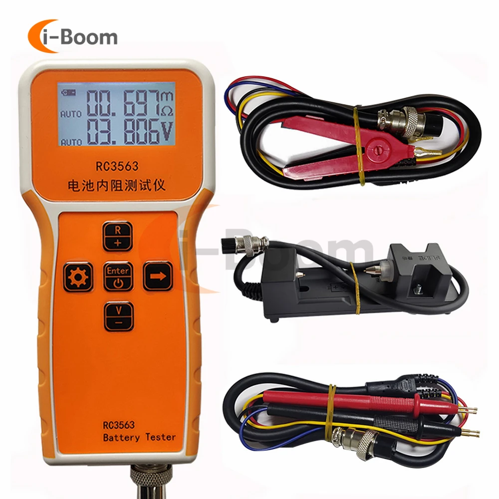 

RC3563 Battery Voltage Internal Resistance Tester High-precision Trithium Lithium Iron Phosphate 18650 Battery Tester Ohmmeter