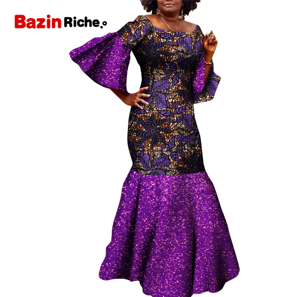 Дашики Анкара платья для женщин одежда с оборками с длинным рукавом свадебная одежда Вощеные Хлопковые женские платья WY6089
Дашики Анкара платья для женщин одежда с оборками с длинным рукавом свадебная одежда Вощеные Хлопковые женские платья WY6089