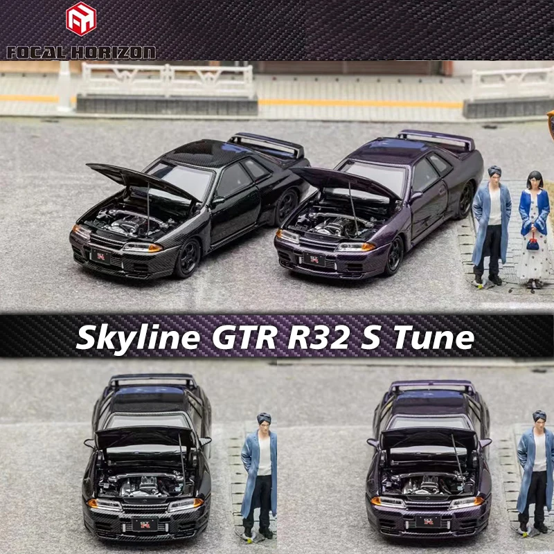 FH в наличии 1:64 Skyline GTR R32 S Tune Carbon Black PURPLE литая модель автомобиля коллекционная Миниатюрная игрушка фокусное горизонт
FH в наличии 1:64 Skyline GTR R32 S Tune Carbon Black PURPLE литая модель автомобиля коллекционная Миниатюрная игрушка фокусное горизонт