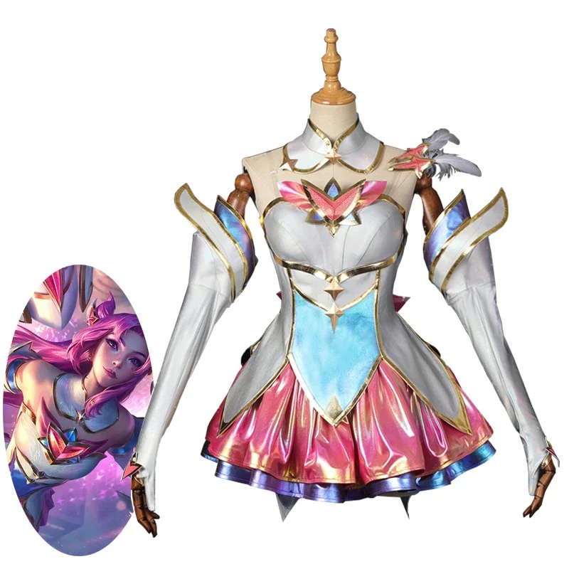 LOL Star Guardian Kaisa Cosplay Costume Game LOL Kaisa Cosplay Outfit Fullsets LOL Character Cos Costume with Headwear
LOL Star Guardian Kaisa Cosplay Costume Game LOL Kaisa Cosplay Outfit Fullsets LOL Character Cos Costume with Headwear