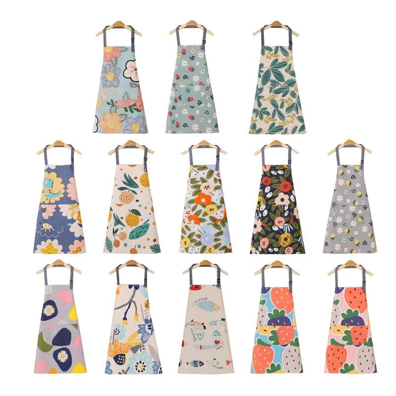 Cartoon Pattern Cotton Apron with Large Front Pocket No Sleeve Hanging Neck for Men Women Unisex Adjustable Kitchen Cooking
Cartoon Pattern Cotton Apron with Large Front Pocket No Sleeve Hanging Neck for Men Women Unisex Adjustable Kitchen Cooking