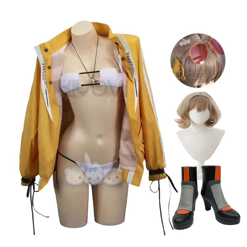 NIKKE:The Goddess of Victory Anis Outfit Sukumizu Bikini Suit Sexy Uniform Annis Cosplay Wig Shoes Woman Halloween Costume
NIKKE:The Goddess of Victory Anis Outfit Sukumizu Bikini Suit Sexy Uniform Annis Cosplay Wig Shoes Woman Halloween Costume