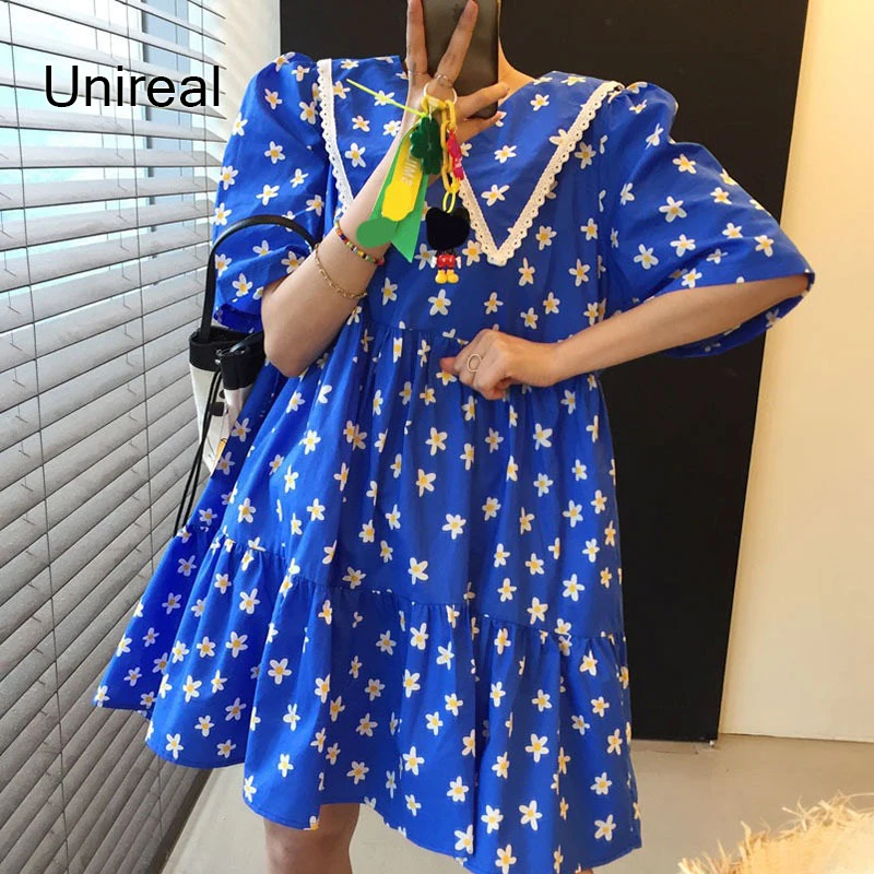 Unireal 2022 Summe Women Floral Mini Dress Short Sleeve Vintage Flower Print A Ling White Lace Crochet Vocation Tunic Dress
Unireal 2022 Summe Women Floral Mini Dress Short Sleeve Vintage Flower Print A Ling White Lace Crochet Vocation Tunic Dress