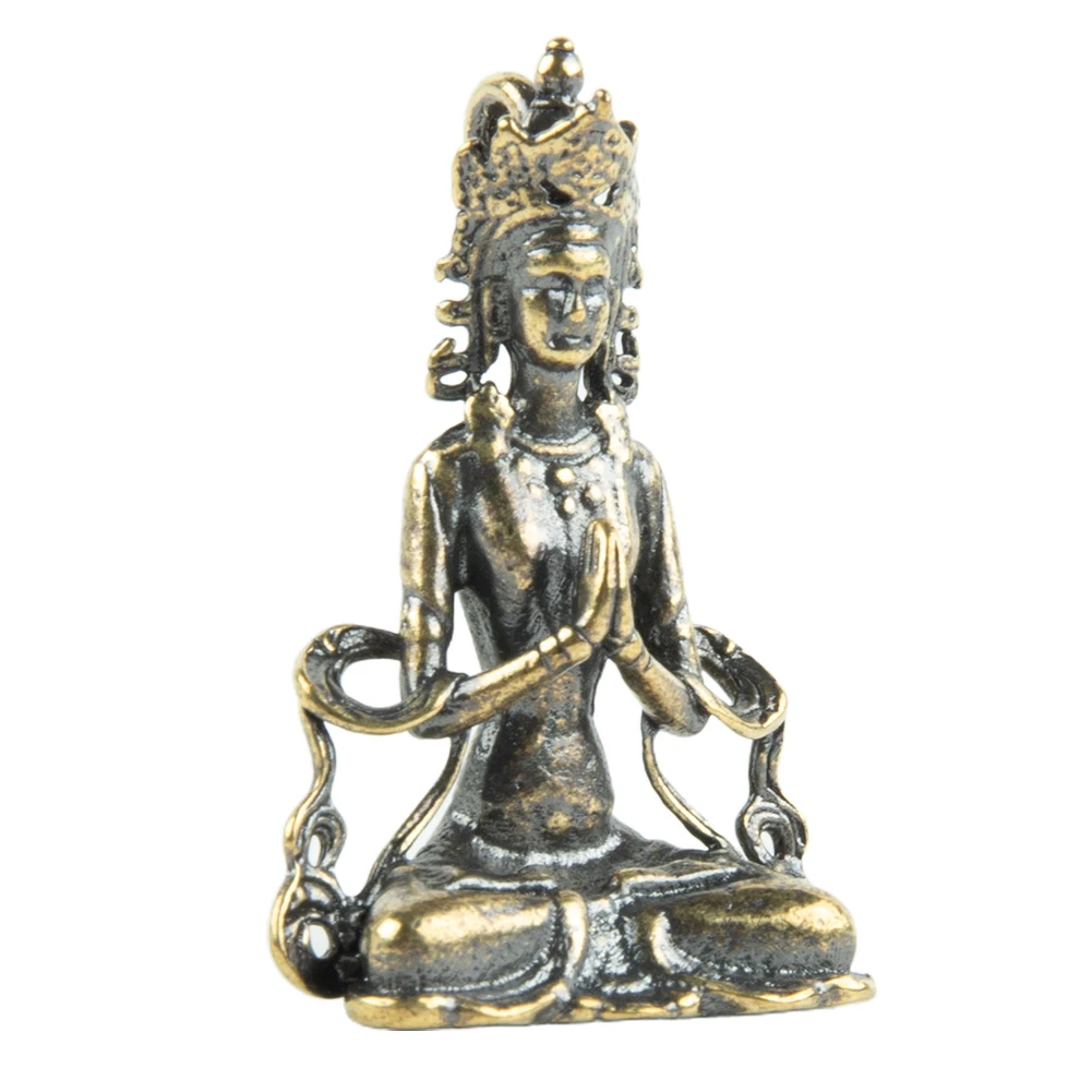 Classic Mini Solid Copper Buddha Statue Ornament Miniature Figurines Miniatures Kawaii Home Office Decor Cute Decoration Crafts
Classic Mini Solid Copper Buddha Statue Ornament Miniature Figurines Miniatures Kawaii Home Office Decor Cute Decoration Crafts