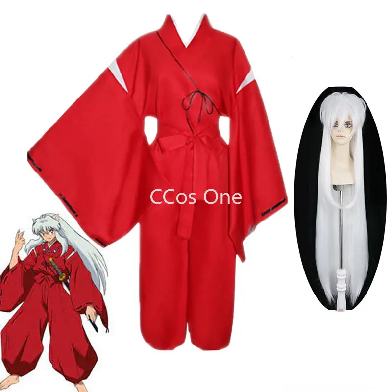Halloween Carnival Funny Anime Costumes Cosplay Costume Red Suit White Wig One Pair Ear Necklaces
Halloween Carnival Funny Anime Costumes Cosplay Costume Red Suit White Wig One Pair Ear Necklaces