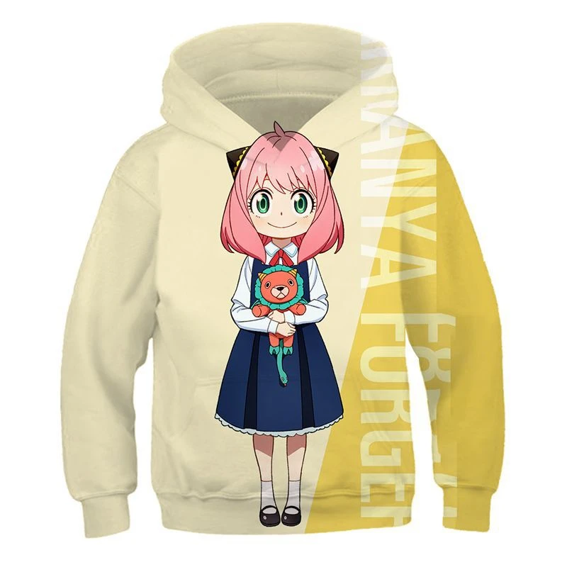 Newest Japan Anime Spy X Family Anya Forger Cosplay Hoodies Sweatshirt 3D Teens Boys Girls Cartoon Harajuku Hoodie Sweatshirt
Newest Japan Anime Spy X Family Anya Forger Cosplay Hoodies Sweatshirt 3D Teens Boys Girls Cartoon Harajuku Hoodie Sweatshirt