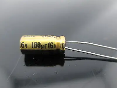 10 шт., Алюминиевые Электролитические Конденсаторы Nichicon серии FW 100uf 16V 100mfd 5x11mm 16V100uF
10 шт., Алюминиевые Электролитические Конденсаторы Nichicon серии FW 100uf 16V 100mfd 5x11mm 16V100uF