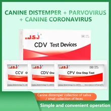 Quick Test Paper Card Pet Canine CDV/CCV/CPV Parvovirus Detection Quick Test Paper Card Pet Canine CDV/CCV/CPV Parvovirus Detection