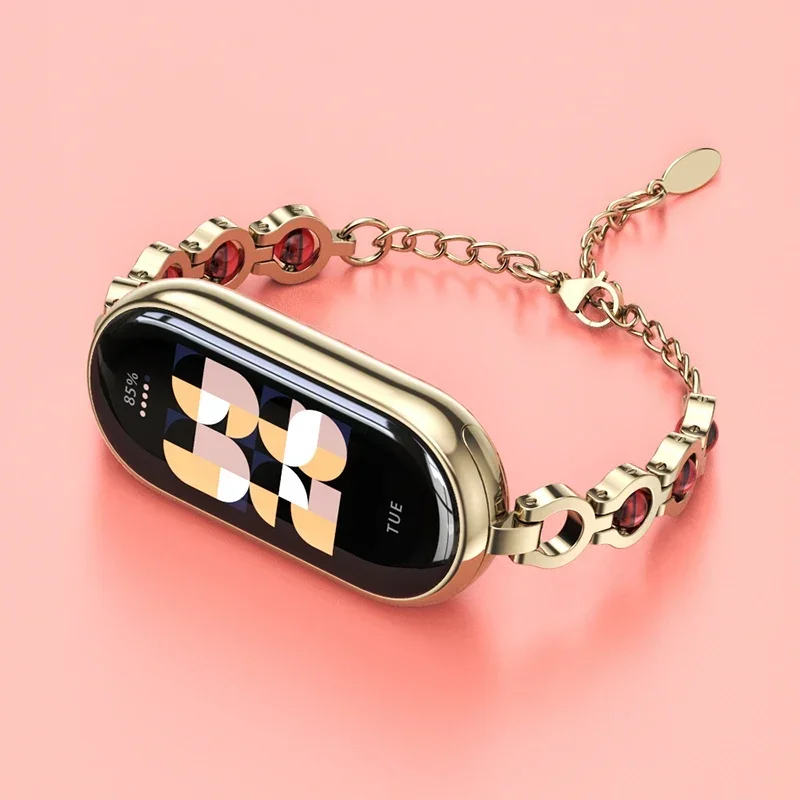

Bracelet For Mi Band 8 Smart Bracelet Global Version Miband 8 Band Women Girls Strap for Xiaomi Smart Band 8 NFC Wristband