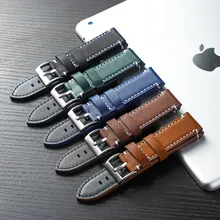 Genuine Cow Leather Watch Strap 20mm 22mm 24mm Vintage Style Thick Watchband Replacement Wristband Accessories for Men
Genuine Cow Leather Watch Strap 20mm 22mm 24mm Vintage Style Thick Watchband Replacement Wristband Accessories for Men