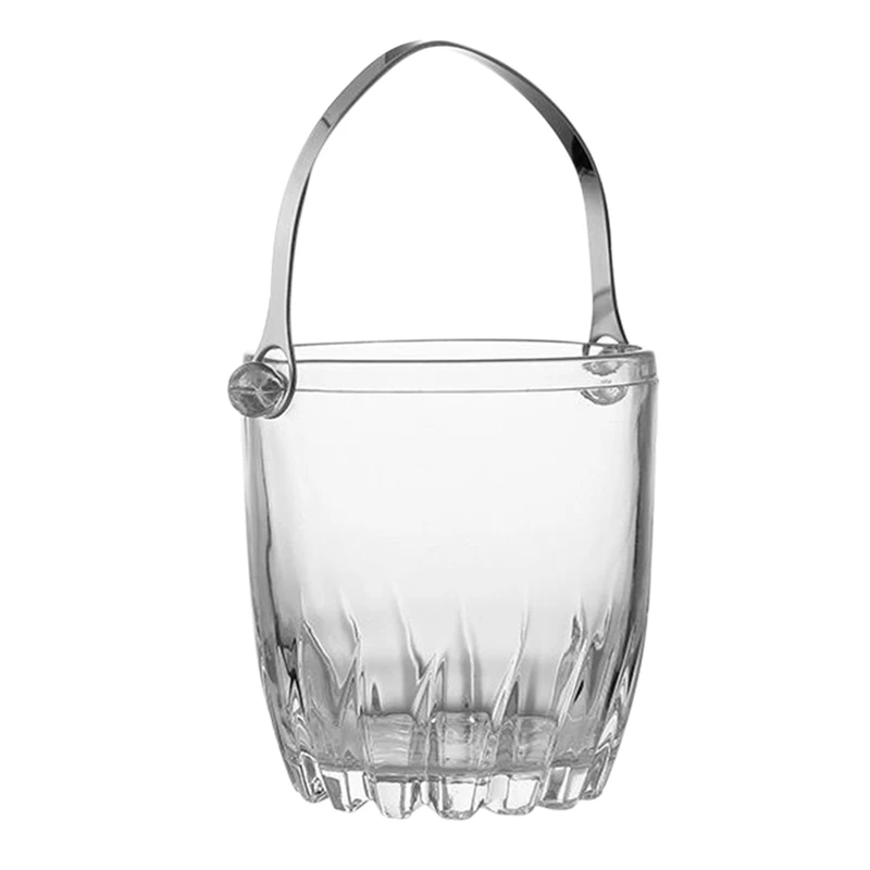 

Commercial Glass Ice Bucket Ice Clip Creative Wine Beer Insulated Barrel Household European Style Iced Champagne