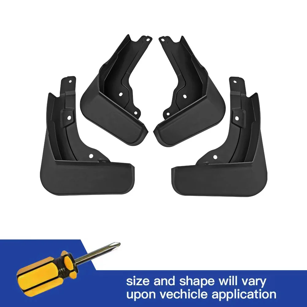 

4Pcs Front & Rear Mud Flaps Splash Guards Mudguards Black For Great Wall Haval H6S & H6 GT 2022 2023