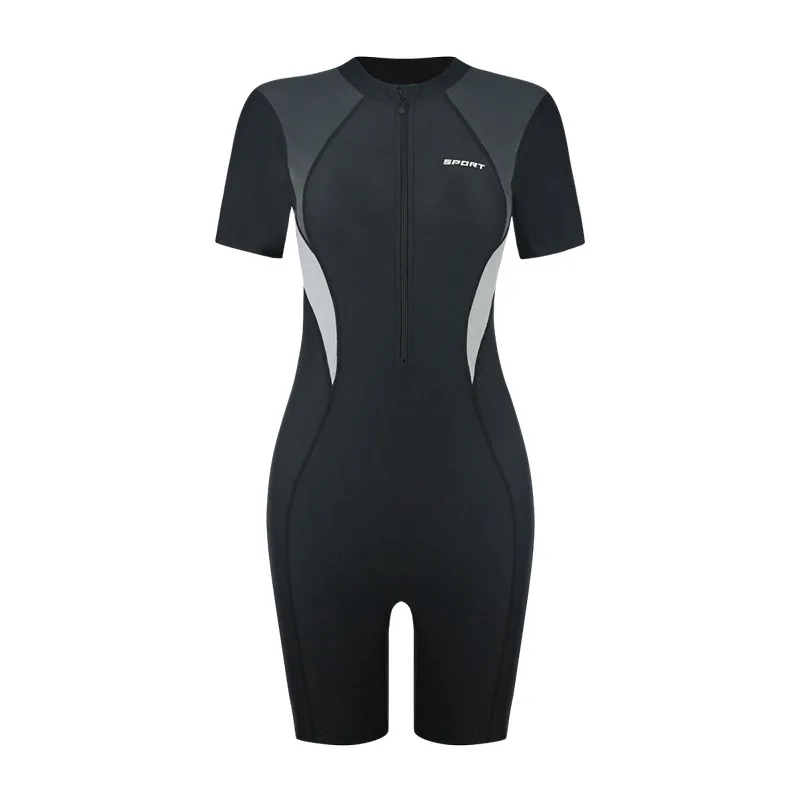 Women's Wetsuit Short-sleeved Women's One-piece Swimsuit Scuba Thin Diving Suit Surfing Snorkeling Surfing
Women's Wetsuit Short-sleeved Women's One-piece Swimsuit Scuba Thin Diving Suit Surfing Snorkeling Surfing