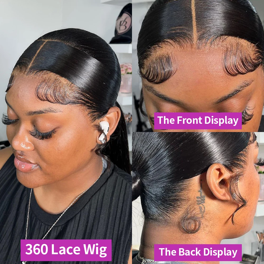 360 HD Full Lace Frontal Human Hair Wigs Brazilian Natural Hair Wig Sale Pre Plucked 13x4 Bone Straight Wig For Black Women 2 Mallzona S5c13db585fb94d0bb728e3705e189fa6z 360 HD Full Lace Frontal Human Hair Wigs Brazilian Natural Hair Wig Sale Pre Plucked 13x4 Bone Straight Wig For Black Women Mallzona