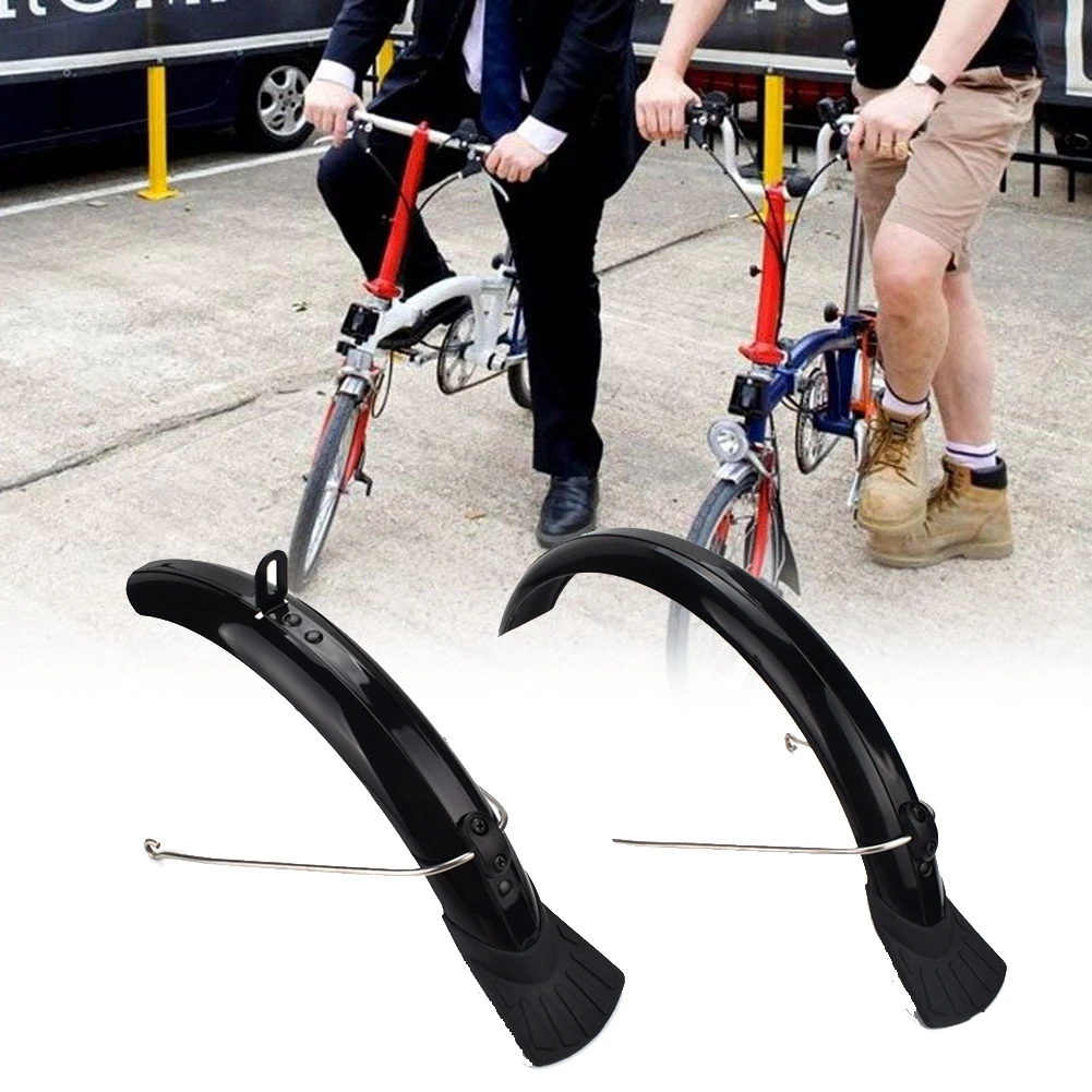 

1Set Bicycle Wheel Mudguard Front+Rear Fender For 16inch Folding Bike Riding Equipment Electric Scooter Skateboard Accessories